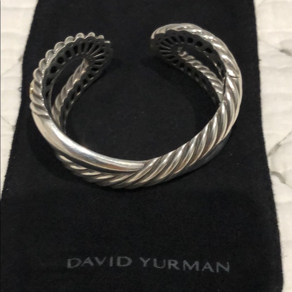 DAVID YURMAN Sterling Silver Crossover Cuff - Picture 8 of 8